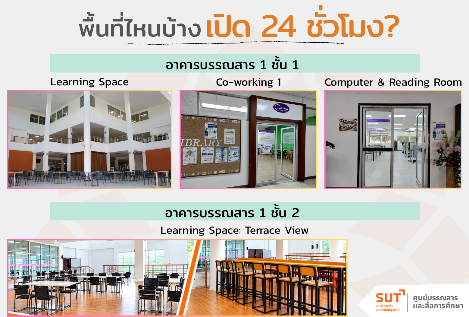 พื้นที่ไหนบ้างเปิด 24 ชั่วโมง?